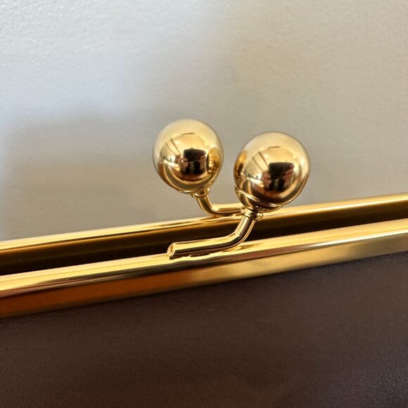 NWT Coach Runway Kisslock Frame Bag 30 in Maple - Picture 11 of 13